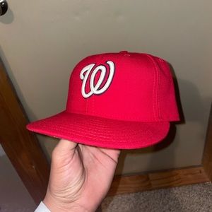 Vintage Washington Nationals New Era 5950 Authentic Collection
